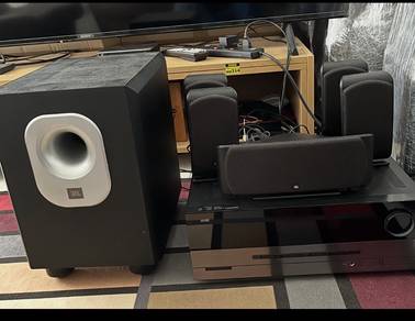 Home Theater 5.1 HK AVR141+JBL Speaker DTS HARMON