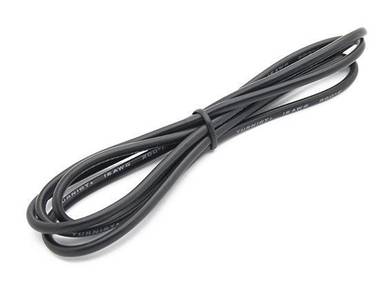 Turnigy High Quality 16AWG Silicone Wire 1m (Black