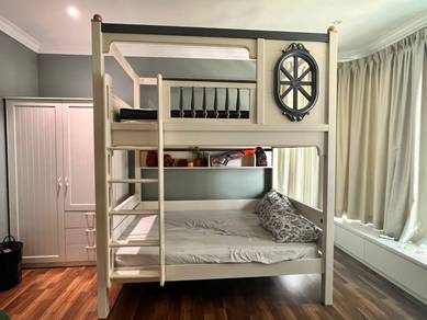 Custom Wood and Metal Bunk Bed
