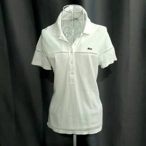 Lacoste White Polo Tee