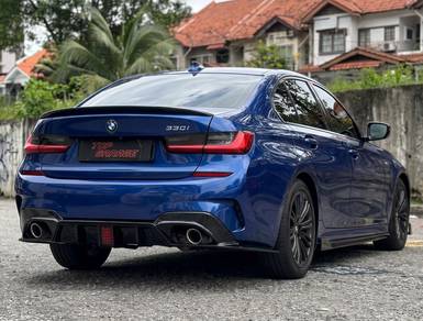 Bmw G20 Cmst Rear Diffuser With Led Brake Bodykit