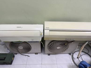 Jualan Combo Aircond 1.0 hp Samsung dan Panasonic