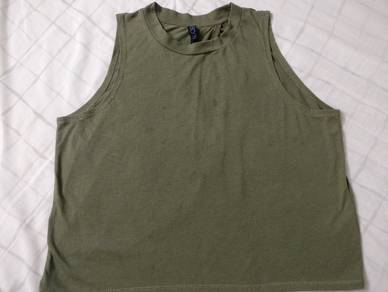 NeverWornSleevelessCropTopSize:L#CottonOn#35%Cotto