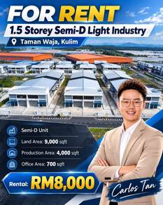 Warehouse / Factory For Rent in Kulim,KDH