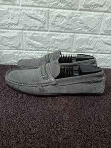 Uk8.5 Calvin Klein Grey Suede Loafers
