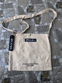 Milkfed canvas shoulder bag.