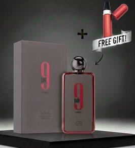 Original Afnan 9PM Rebel EDP 100ml + Free Gift
