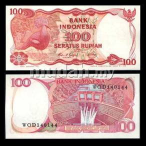 Indonesia 100 ruiah pigeon 1984 p 122 unc