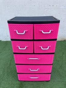 YE81AL Laci Plastik L.2 x H.4 Feet Plastic Drawer