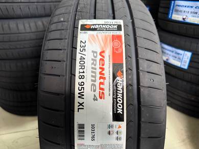 Tayar baru 235 40 18 hankook ventus prime 4 korea