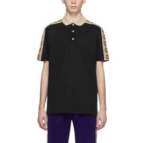 Gucci Polo with Interlocking G stripe