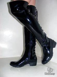 Tall Above Knee High Wader Punker Boots