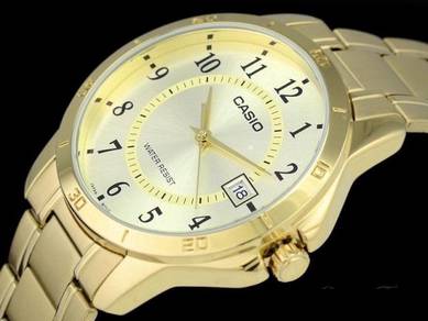 Watch - Casio Men Date MTPV004G-9B - ORIGINAL