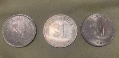 Malaysia Old 1 Ringgit Coin
