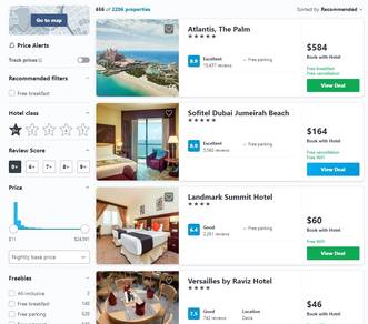 Laman web travel booking automatik 7 industri