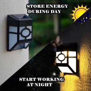 Vintage Lampu Solar Lamp Wall Light Fence Garden