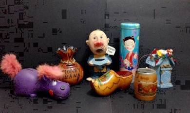 Vintage Coin Bank Collection (1970-1980s)