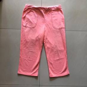 Orange Cotton Pants