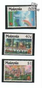 Mint Stamp KL Garden City of Lights Malaysia 1990