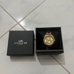 Jam Tangan Original Coach – Gold (Second Hand)