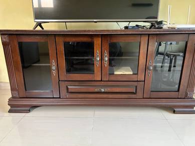 Premium Solid Wood TV Cabinet Nego
