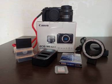CAMERA EOS M6 mark ii untuk dijual