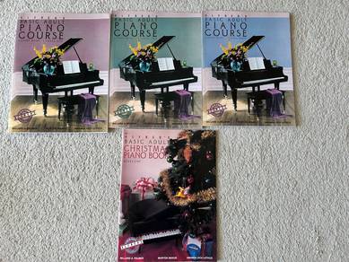 Alfred’s Basic Adult Piano Course Books 1–3