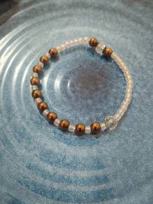 COOPER white crystal 15.5cm bracelet(Female)