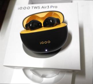 (BASS Padu!!) iQOO TWS Air3 PRO 50dB(ANC) 47Hours