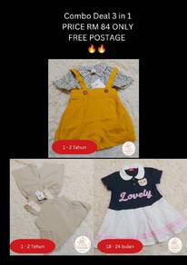 Baju girl branded new 1 ke 2 tahun
