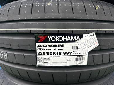 225/50/18 Yokohama Advan Sport V107 2026 Tayar