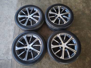 Sport rim second 17 S70 ori siap tayar preve exora