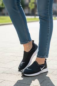 Nike Women’s Black Slip-On Shoes – Minimal | Easy