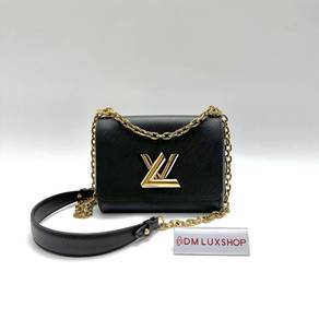 Preloved LV Black Epi Twist PM GHW