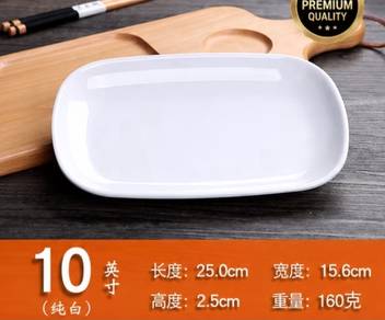 Melamine Plate 10 inch Chee Cheong Fun 100pcs