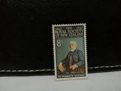 1967 New Zealand Stamp Royal Society Science