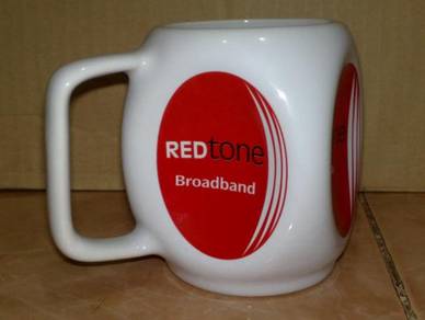 Cawan red tone mug cup