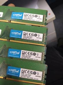 6 x Crucial 8GB DDR4 RAM Card