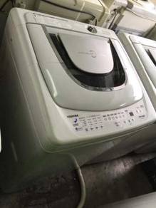 Mesin Automatic Basuh 10kg Toshiba Refurbish Recon