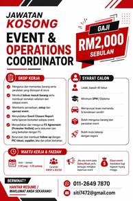Event & Operations Coordinator