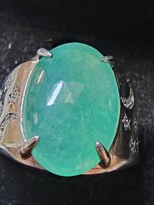 Translucent Icy Ice Light Green Burma Jadeite Jade