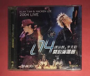 ALAN TAM & HACKEN LEE 2004 LIVE VCD VIDEO CDs
