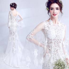 White wedding bridal prom gown dress RB0550