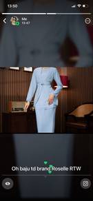 Leora Diamond kurung sky blue