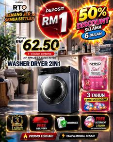 Ansuran Washer Mesin Basuh Dryer 2in1 Khind - Dgkl