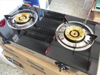 New 2 burner Glass Gas COOKER BCG-G22-Ma2w