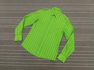 Top man kemeja hijau size m