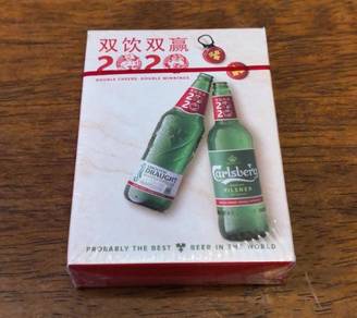 Carlsberg playing card