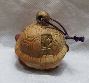 [Good fortune] Udo Shrine Turtle Clay Bell Turtle
