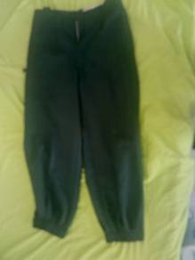 Dark green baggy pant